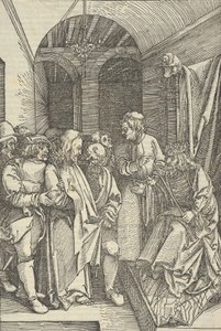 Christ before Herod in a Hall, from Speculum passionis domini nostri Ihesu Christi