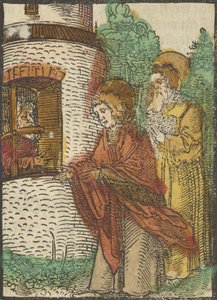 St. John in Prison, from Das Plenarium by Hans Schäufelein the Elder