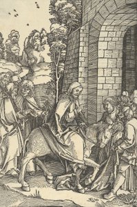 The Entry into Jerusalem, from Speculum Passionis Domini Nostri Ihesu Christi by Hans Schäufelein the Elder