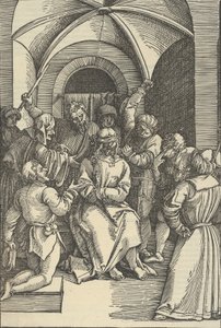 The Mocking of Christ, from Speculum passionis domini nostri Ihesu Christi, 1507