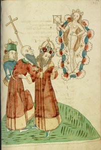 King Avenir, Josaphat, and a Pagan Scholar Behold the Personification of Venus