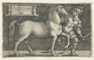 Alexander the Great with His Horse Bucephalus