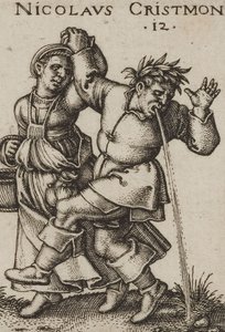 The Peasant Festival 1546 (detail) by Hans Sebald Beham