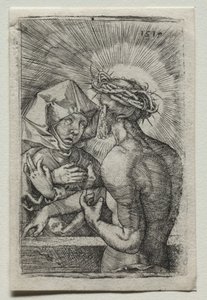 Christ and the Virgin by Hans Sebald Beham