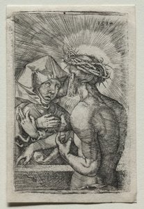 Christ and the Virgin by Hans Sebald Beham