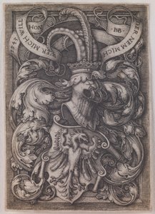 Coat of Arms with an Eagle by Hans Sebald Beham