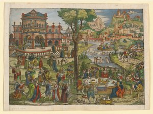 The Feast of Herodias by Hans Sebald Beham