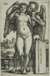 Death and the Maiden by Hans Sebald Beham