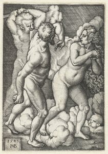 Expulsion from Paradise by Hans Sebald Beham