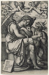 Patience, 1540 by Hans Sebald Beham
