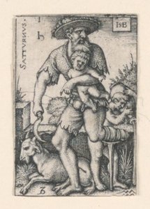 Saturn, from The Seven Planets by Hans Sebald Beham