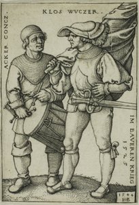 Standard-Bearer and Drummer