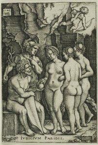 The Judgment of Paris by Hans Sebald Beham