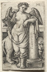 The Knowledge of God and the Seven Cardinal Virtues: Fortitude - Fortitudo by Hans Sebald Beham