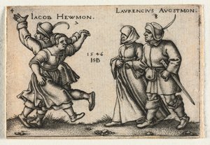 The Peasant Wedding or the Twelve Months: 7 Jacob Hewmon 8-Laurencius Augstmon