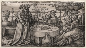 The Prodigal Son: Wasting His Fortune by Hans Sebald Beham