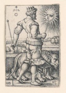 The Sun, from The Seven Planets by Hans Sebald Beham