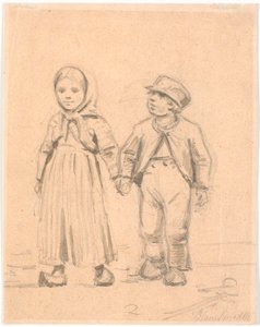 Two Peasant Children