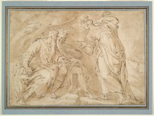 Lot and his Daughters by Hans Speckaert