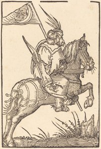 A Turkish Horseman by Hans Springinklee