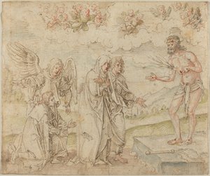 Mary and John before the Man of Sorrows by Hans Süss von Kulmbach