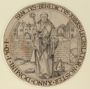 Saint Benedict by Hans Süss von Kulmbach