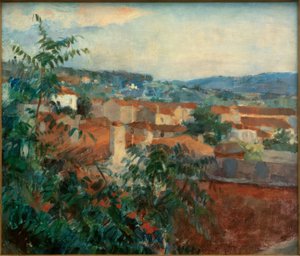 Landscape near St. Tropez by Hans Sutter