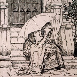Illustration for fairy tale by Hans Christian Andersen