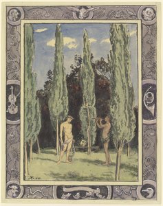 Apollo and Marsyas by Hans Thoma