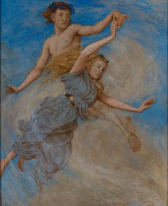 August (Harvest Dance) by Hans Thoma