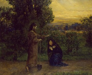 Christ Appears to Mary Magdalene by Hans Thoma