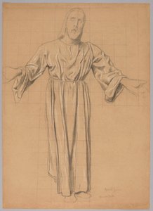 Christ with Outstretched Arms by Hans Thoma