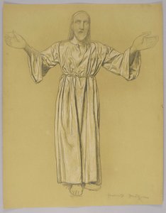 Christ with Outstretched Arms by Hans Thoma