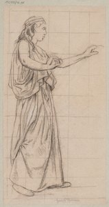 Woman with Outstretched Arms by Hans Thoma