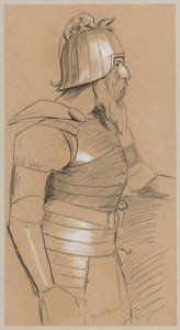 Costume Design for Hagen by Hans Thoma
