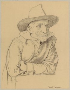 Study of an Old, Bearded Man in a Hat