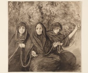 Three Norns by Hans Thoma