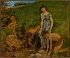 At the Source by Hans Thoma