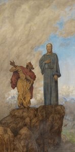 Temptation of Christ by Hans Thoma