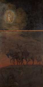 Christmas Triptych: Procession of the Three Holy Kings by Hans Thoma