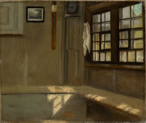 Corner of a Room in a Farmhouse by Hans Thoma