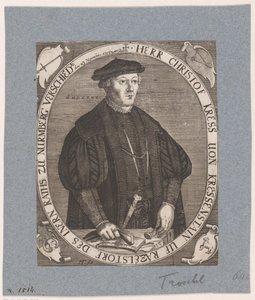 Portrait of Christoph II Kreß von Kressenstein by Hans Troschel