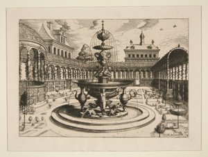 A Fountain by Hans Vredeman de Vries