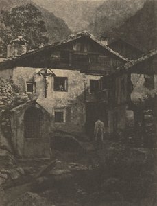 A Village Corner by Hans Watzek