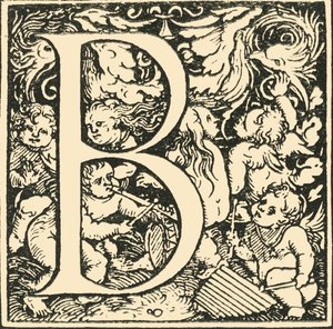 B - An Alphabet by Hans Weiditz, c1520-1521
