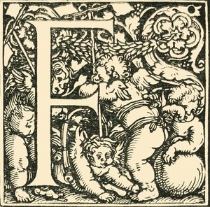 F - An Alphabet by Hans Weiditz, c. 1520-1521, 1908