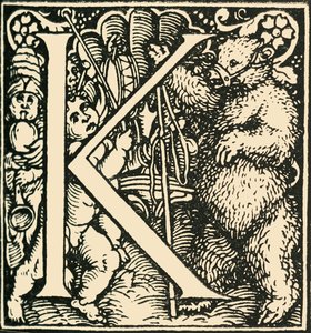 K - An Alphabet by Hans Weiditz by Hans Weiditz