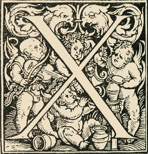X - An Alphabet by Hans Weiditz by Hans Weiditz