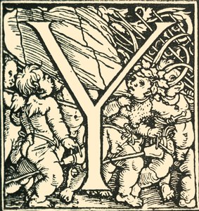 Y - An Alphabet by Hans Weiditz by Hans Weiditz