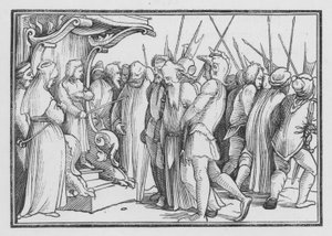 History of Susanna by Hans after Holbein the Younger